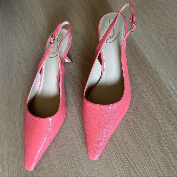 NEW - Sam Edelman Bianka Slingback Heels Pumps Rose Quartz Women's Size 9.5 - Picture 2 of 6